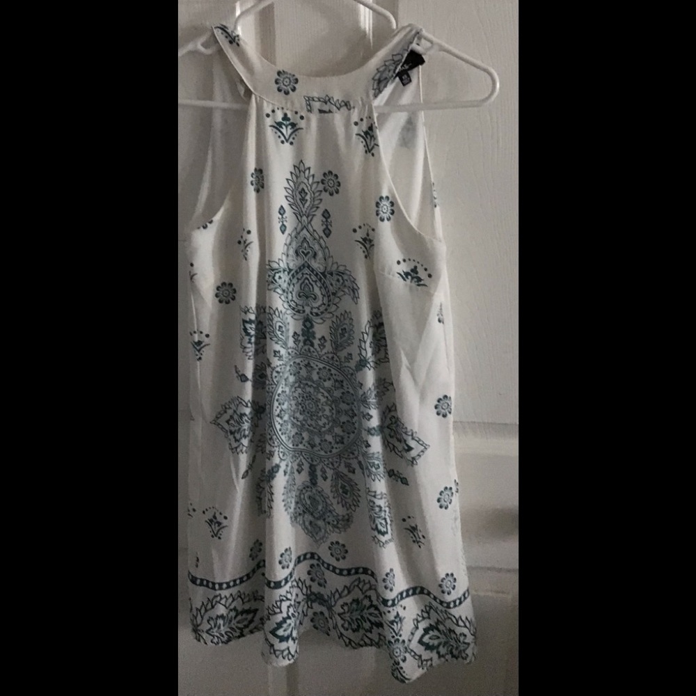 Lulus Teal and White Dress Size XS